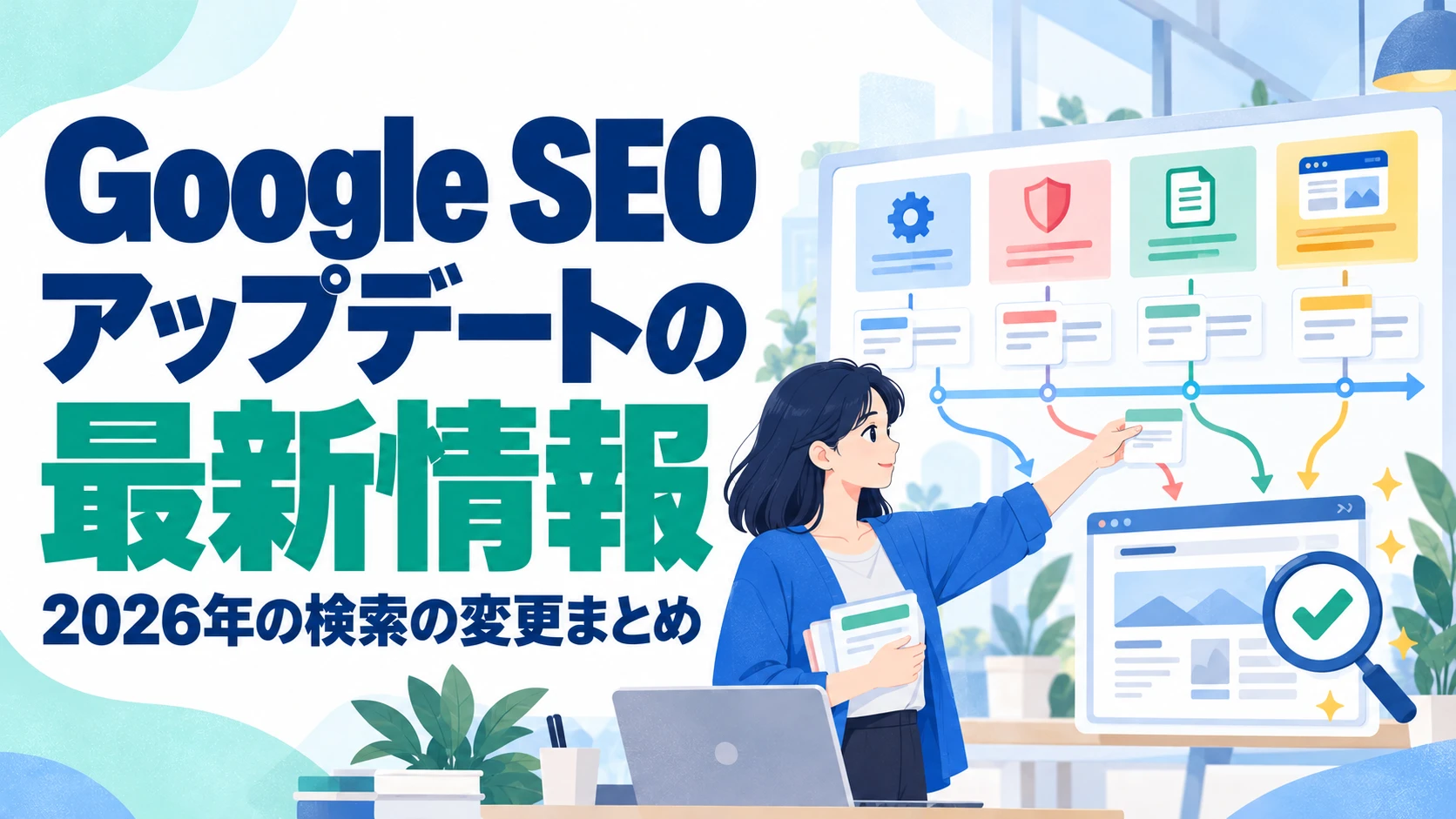 Google SEOアップデートの最新情報｜2026年の検索の変更まとめ