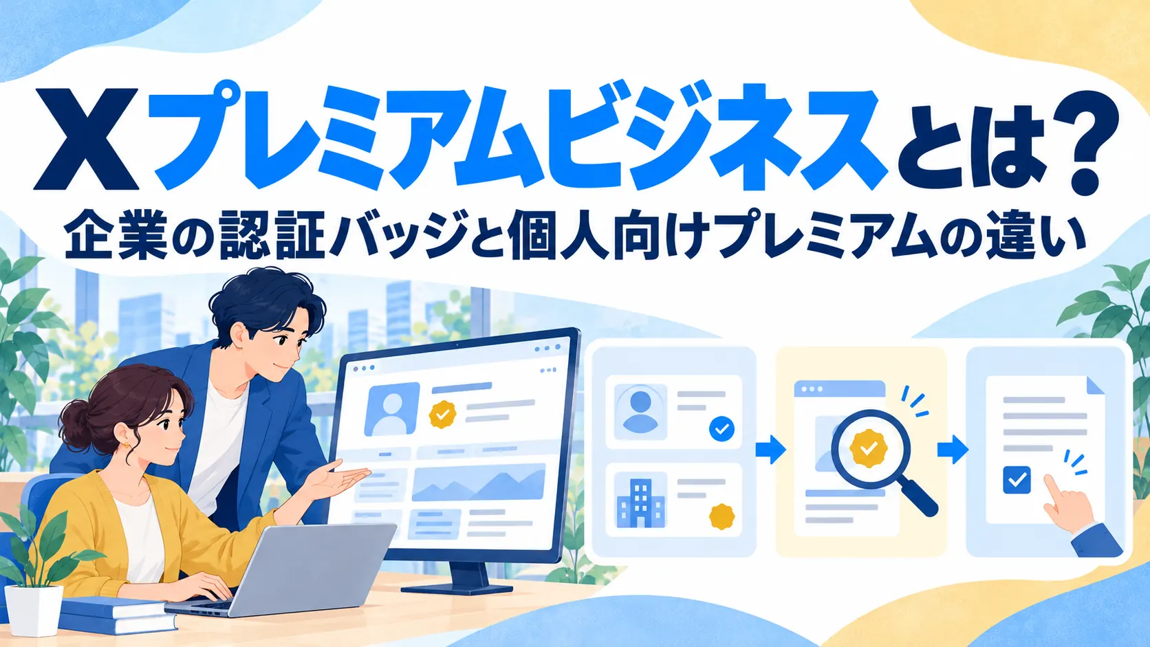 Xプレミアムビジネスとは？企業の認証バッジと個人向けプレミアムの違い